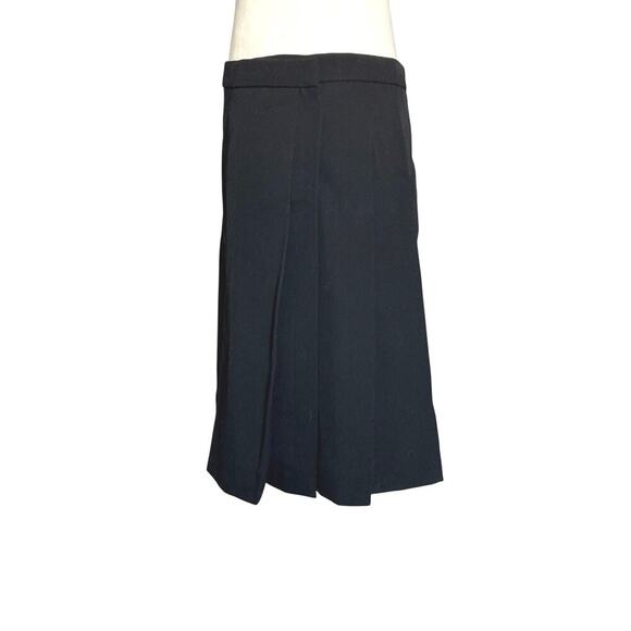 Dolce & Gabbana Women’s Black Virgin Wool Pleated Midi Skirt Sz 38(US 2-4)Italy - Picture 6 of 15